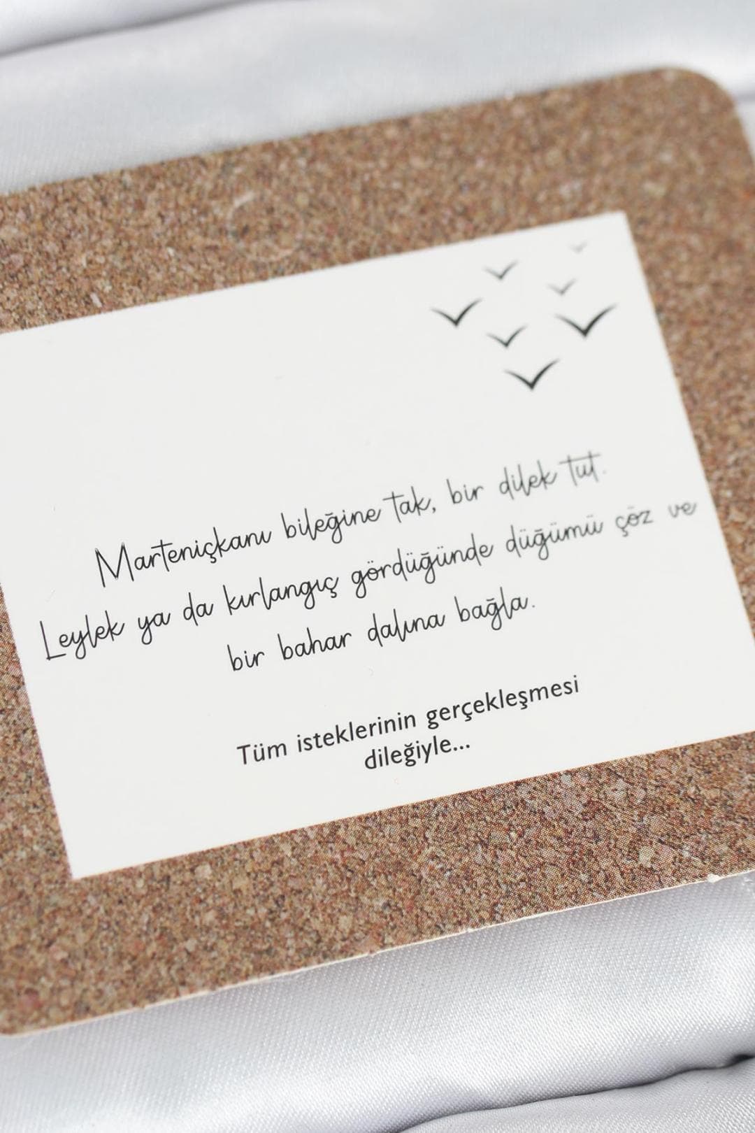 Marteniçka Bileklik 2'li Nazar ve Kırlangıç Model - 2