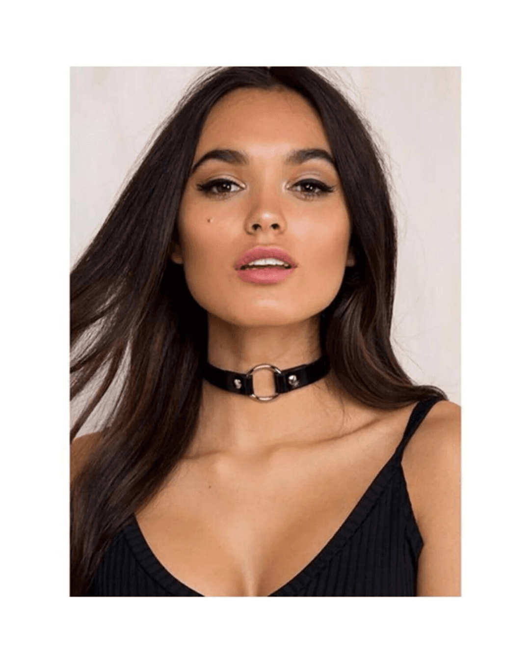 Mehsal Deri Bayan Halkalı Boyunluk MHS635392