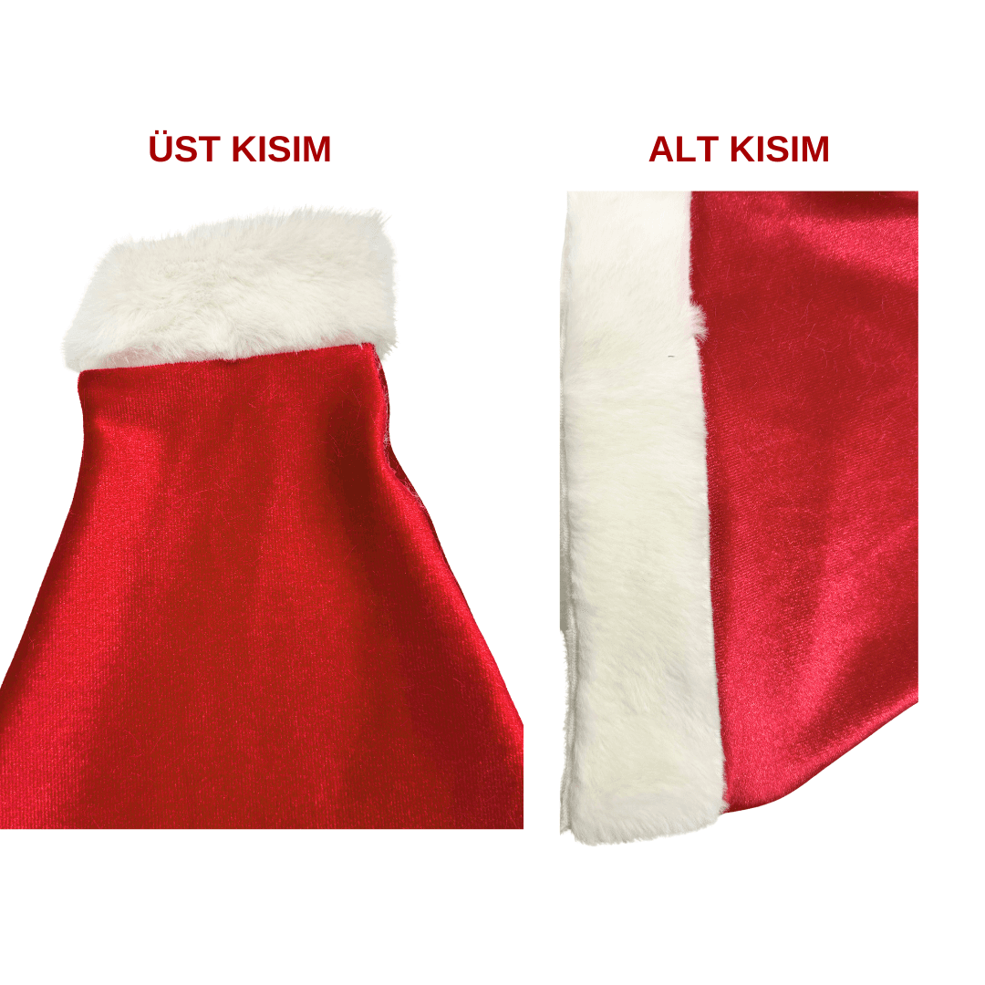 Tegan Unisex Seksi Kadife Yılbaşı Şapkası MHS639302 - 3